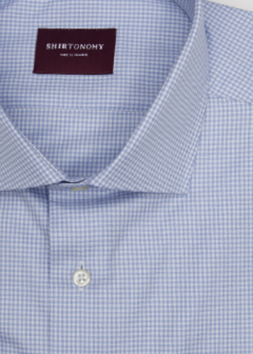 Sky Mini Gingham